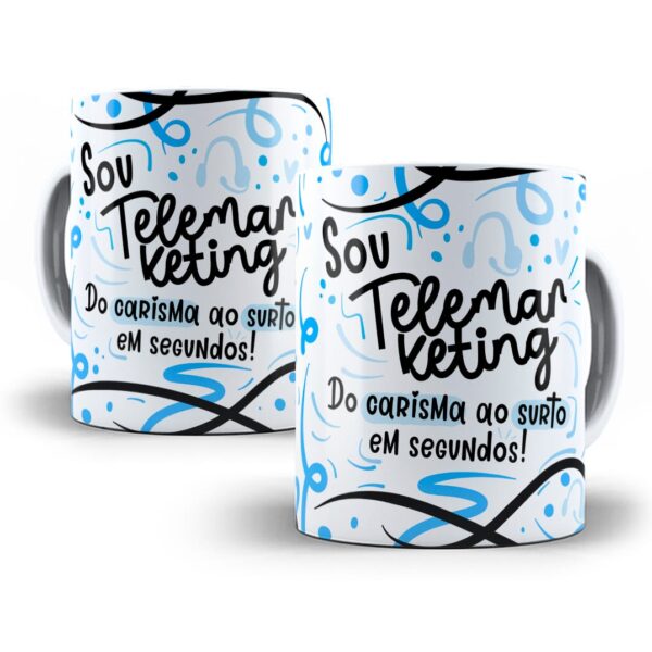 Estampa Caneca Profissão Telemarketing Flork Frases Em Png