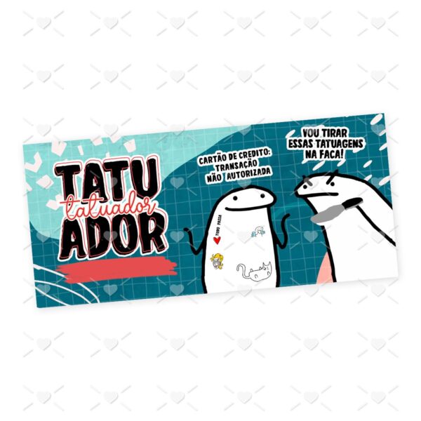 Estampa Caneca Tatuador Profissões Flork em Jpg