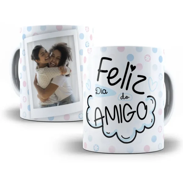 Estampa Caneca Tema Amizade para Sublimação