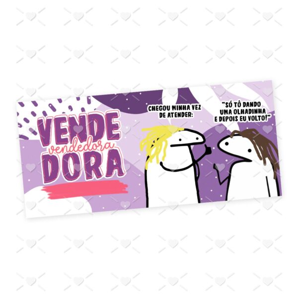 Estampa Caneca Vendedor(a) Profissões Flork em Jpg