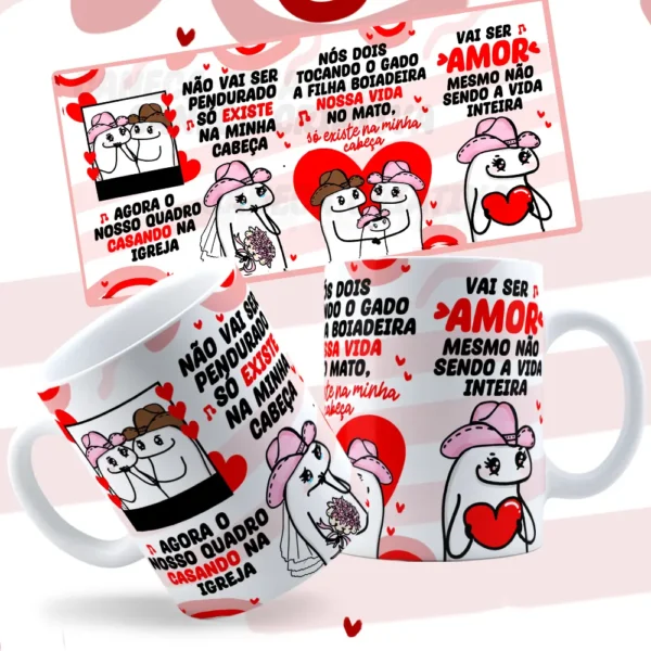Estampa de Música para Canecas Personalizadas Ana Castela