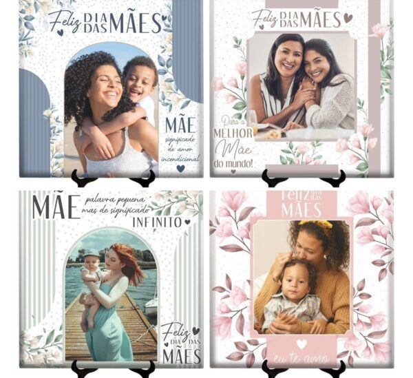 Estampas Azulejo Floral Dia Das Mães Editáveis Em Corel Draw