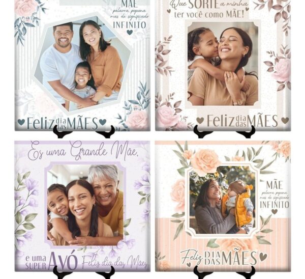 Estampas Azulejo Floral Dia Das Mães Editáveis Em Corel Draw