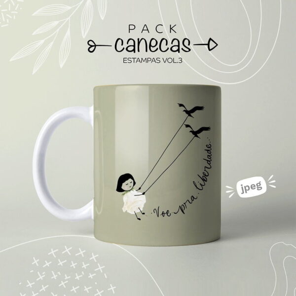 Estampas Caneca Dia Das Mulheres Frases De Coragem Incentivo
