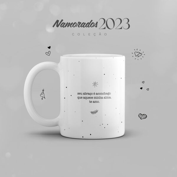 Estampas Caneca Dia Dos Namorados Frases Românticas Amor