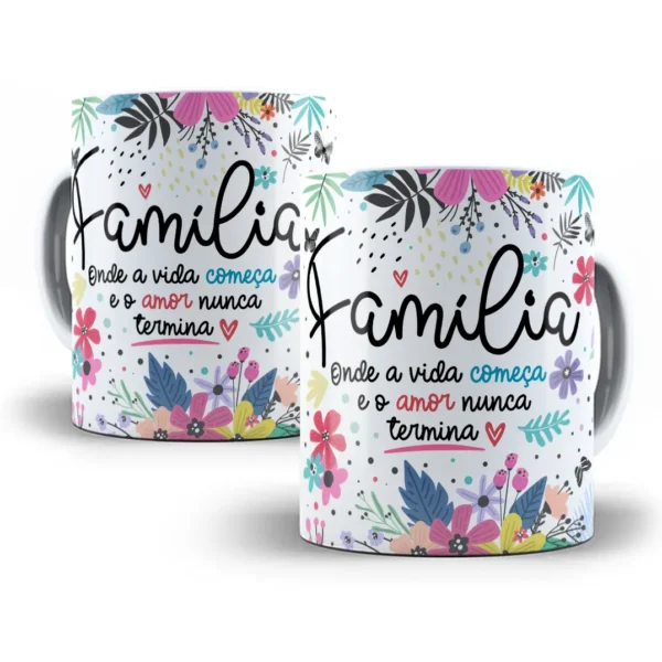 Estampas Caneca Familia Vol 1 Digital Para Sublimacao 3