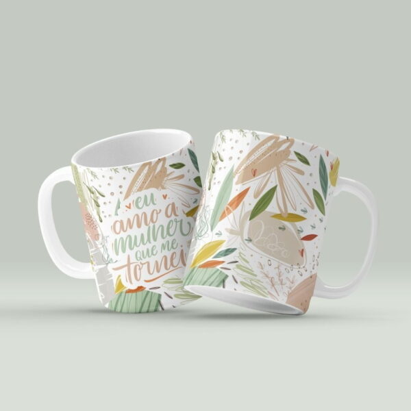 Estampas Caneca Mulher 2023 Ilustrações Delicadas + Frases