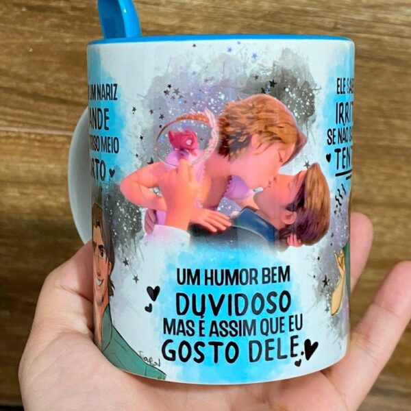 Estampas Caneca Sorriso Torto Enrolados Ele E Ela Sublimação