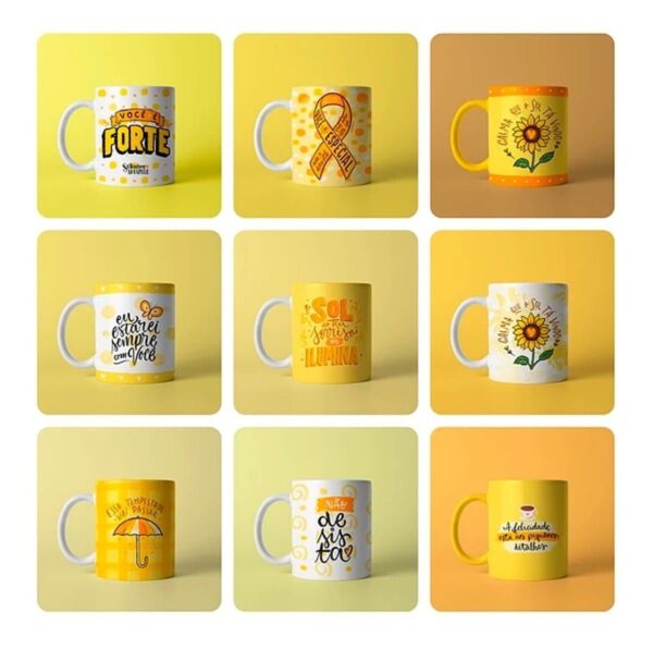 Estampas Setembro Amarelo P/ Caneca E Balinha Frases Png