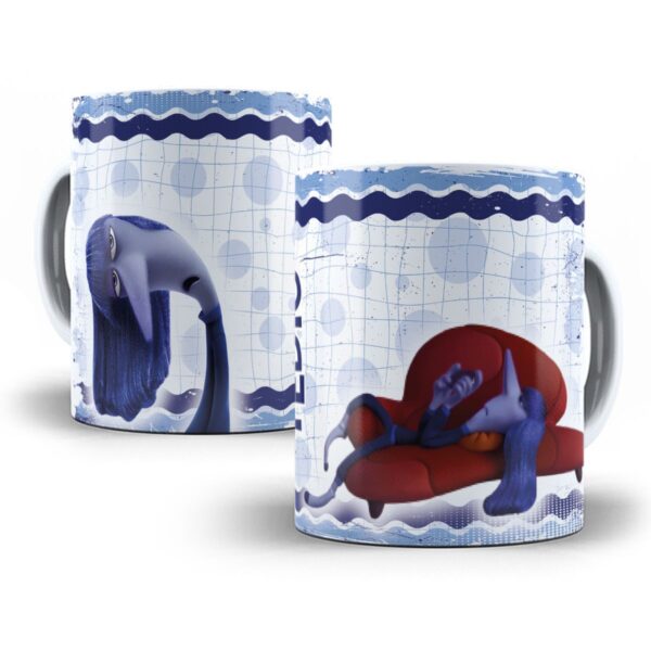 Estampas Sublimação Caneca Divertida-Mente Tristeza Alegria - Imagem 9