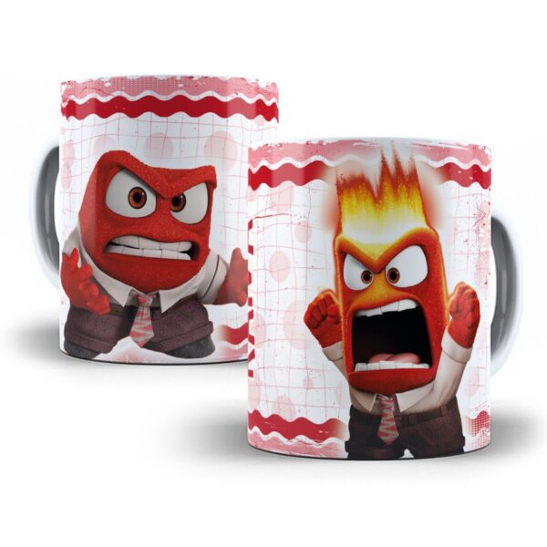 Estampas Sublimação Caneca Divertida-Mente Tristeza Alegria - Imagem 6