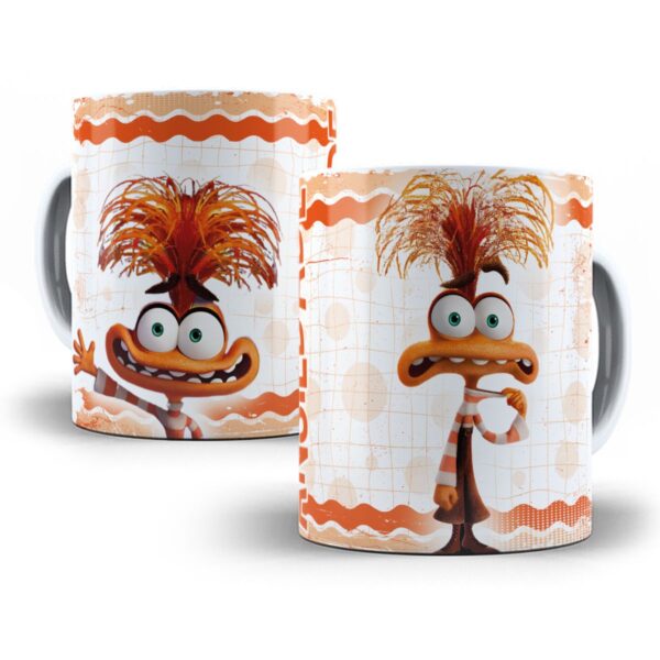 Estampas Sublimação Caneca Divertida-Mente Tristeza Alegria - Imagem 3