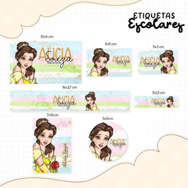 etiqueta escolar bella arquivo digital etiqueta escolar bella