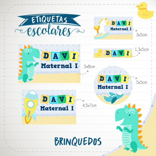 etiqueta escolar brinquedos arquivo digital etiqueta escolar brinquedos