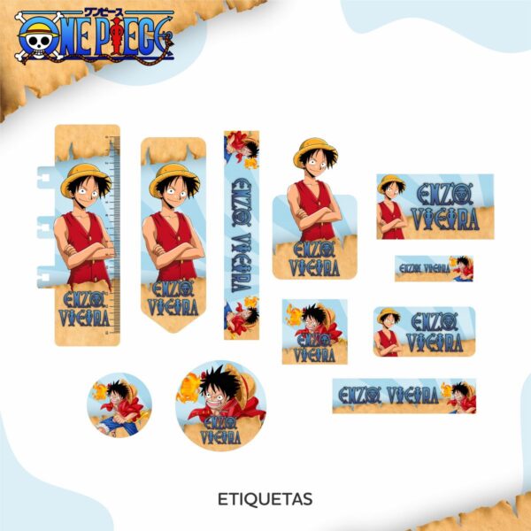 etiqueta escolar one piece arquivo digital adesivar 2