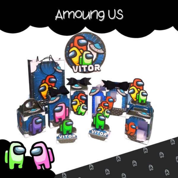festa amoung us arquivo digital kit so um bolinho