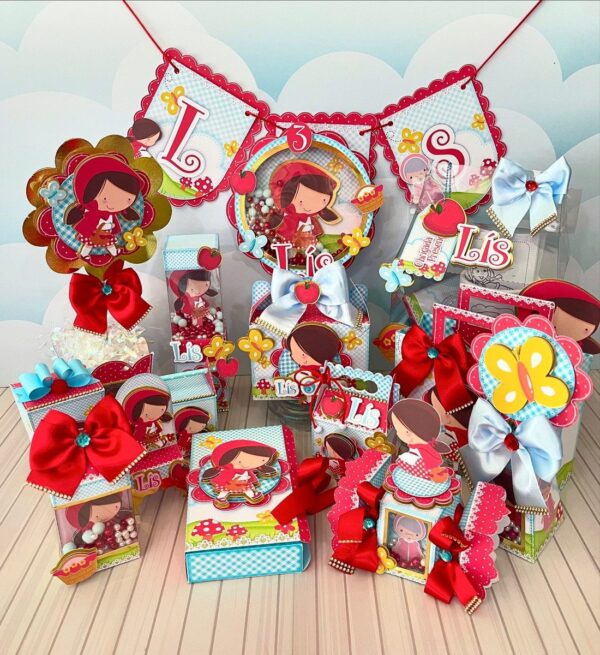 festa chapeuzinho vermelho luxo studio e pdf scrapbook