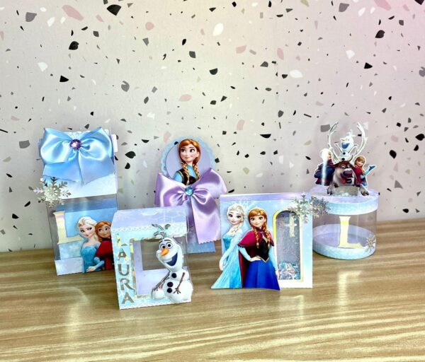 festa frozen arquivo digital caixinhas personalizadas frozen