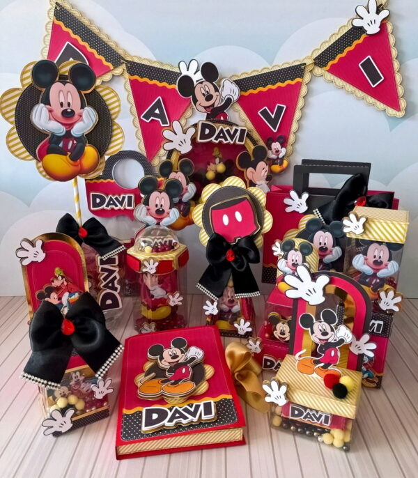 festa mickey luxo studio e pdf papel e scrapbook
