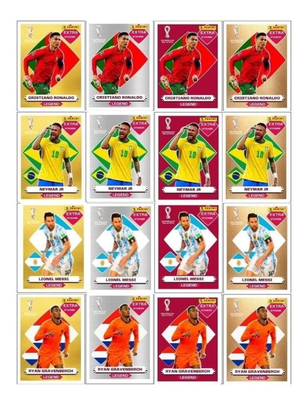 Figurinhas Em Pdf Copa Do Mundo 2022 Legends + Coca Cola