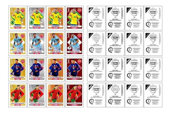 Figurinhas Legends + Coca Cola Copa 2022 Arquivo Digital Pdf