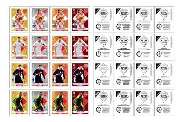 Figurinhas Legends + Coca Cola Copa 2022 Arquivo Digital Pdf