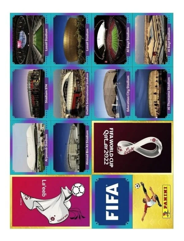 Figurinhas P/ Imprimir Copa Do Mundo 2022 Azul Arquivo Pdf