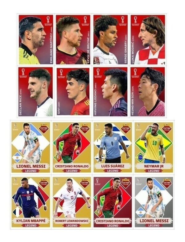 Figurinhas P Imprimir Copa Do Mundo 2022 Laranja Arquivo Pdf