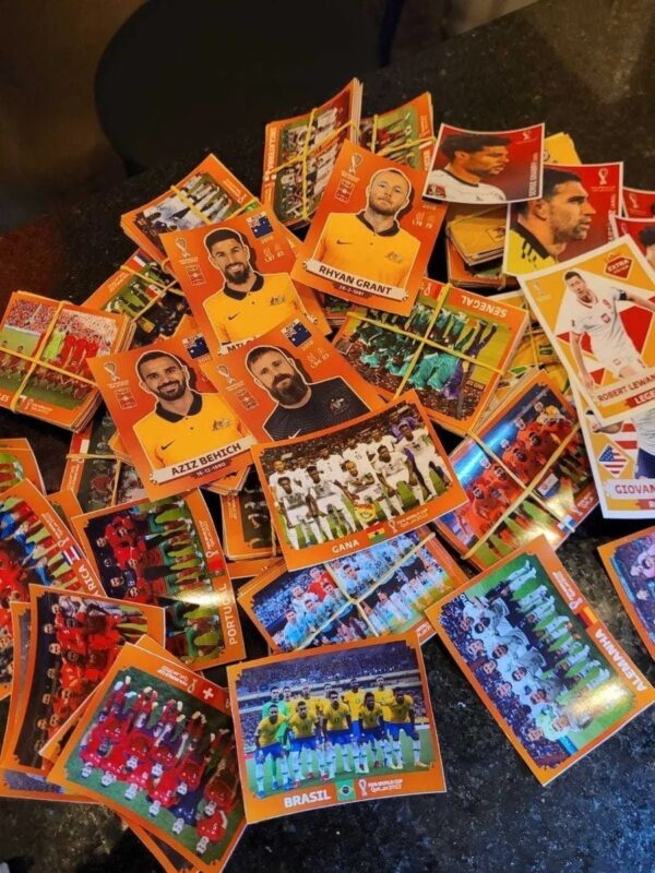 Figurinhas P Imprimir Copa Do Mundo 2022 Laranja Arquivo Pdf