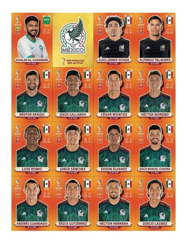 Figurinhas P Imprimir Copa Do Mundo 2022 Laranja Arquivo Pdf