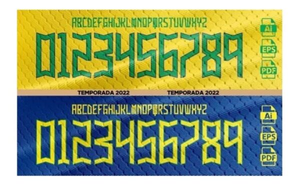 Fonte Camisa Seleção Brasileira Brasil 2022 Copa Do Mundo