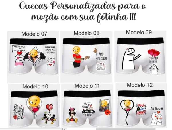 Frases Criativas para Cuecas - Desenhos em Corel
