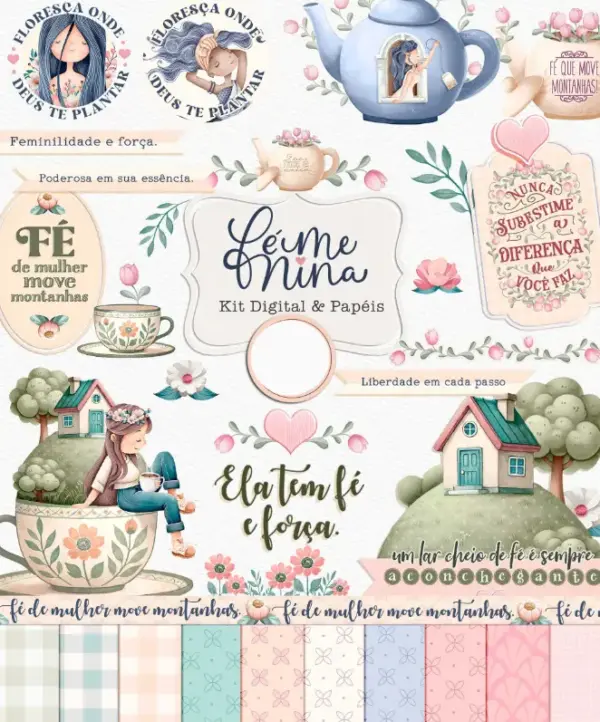 Frases Em Png Para Meninas Kit Digital Design Elegante 3