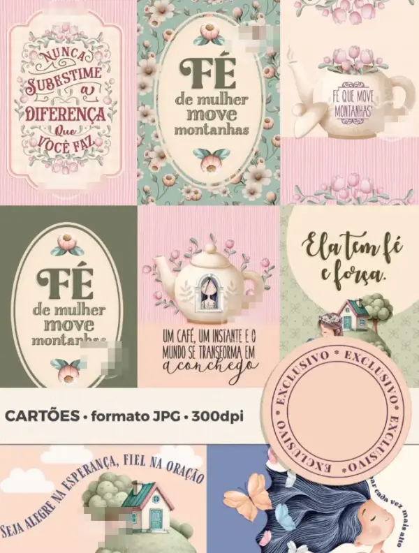 Frases Em Png Para Meninas Kit Digital Design Elegante