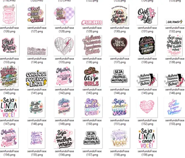 Frases Inspiracionais Png Para Personalizar Dia Das Mulheres 3