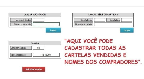 Gerador Cartela De Bingo ( Arquivo Excel ) 2500 Cartelas.