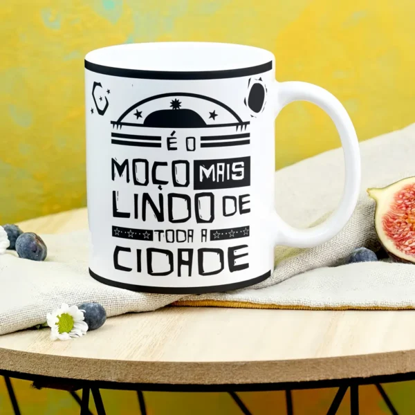 Gravura de Xilografia para Caneca do Dia dos Namorados