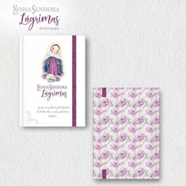 Ilustrações Nossa Senhora das Lágrimas Kit Digital Aquarela