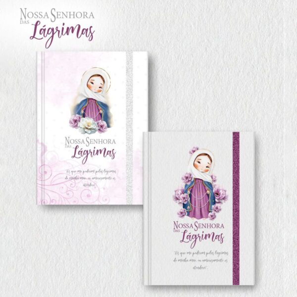 Ilustrações Nossa Senhora das Lágrimas Kit Digital Aquarela