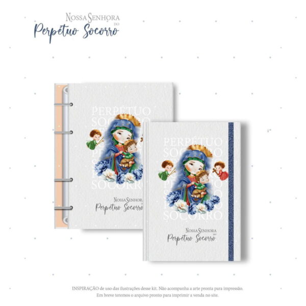 Ilustrações Nossa Senhora do Perpétuo Socorro Kit Digital