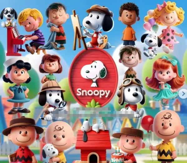 Imagens do Snoopy em PNG para Papelaria Personalizada
