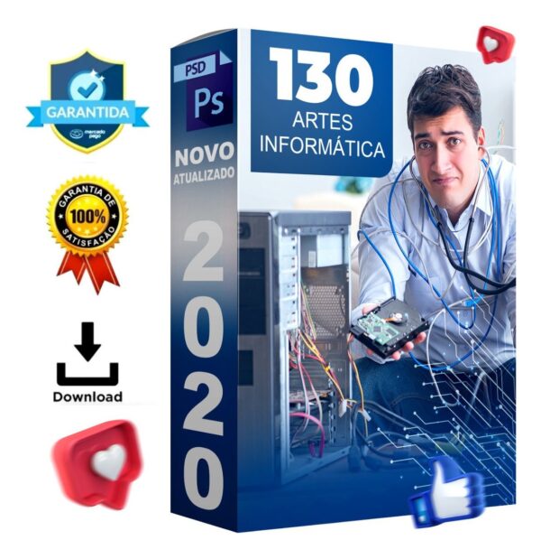 Informática, Assistência Técnica, Pack Social Midia, Psd 130