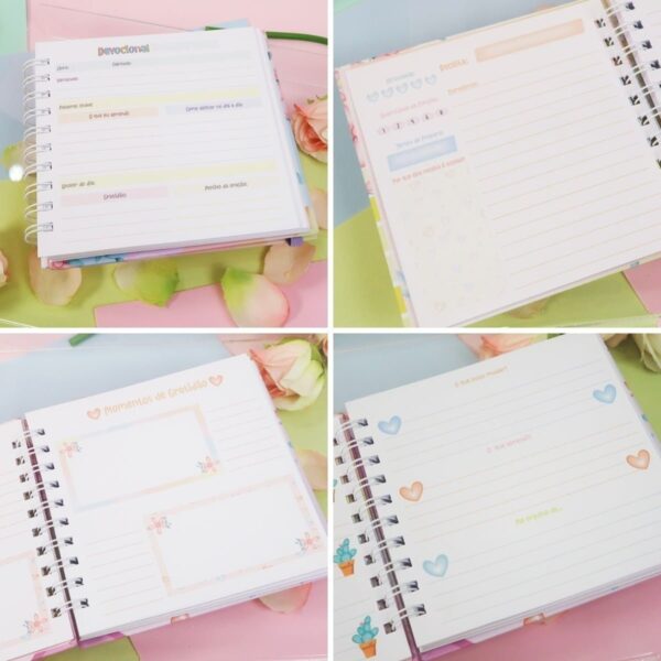 Ki Encadernação + Kit Digital Dia Das Mães Caderno Memórias