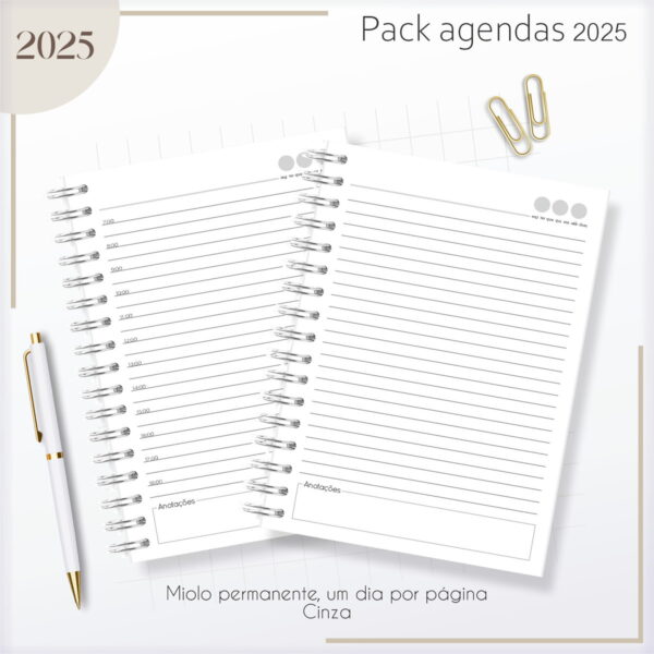 Kit Agendas Masculinas 2025 - Arquivo Digital - Imagem 3