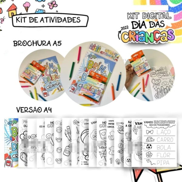 Kit Arquivo Digital Dia Das Crianças Completo 2022 Pandoca