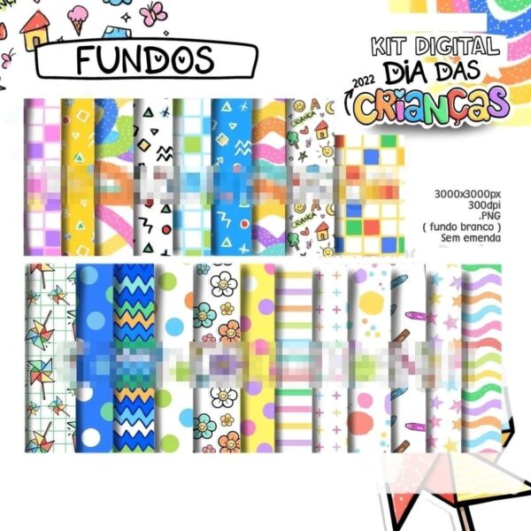 Kit Arquivo Digital Dia Das Crianças Completo 2022 Pandoca