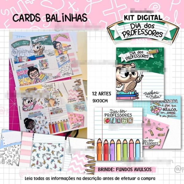 Kit Arquivo Digital Dia Dos Professores 2022 Pandoca Design