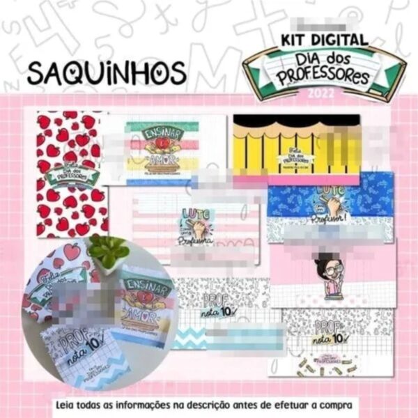 Kit Arquivo Digital Dia Dos Professores 2022 Pandoca Design