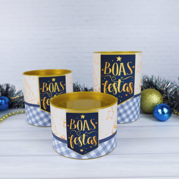 Kit Boas Festas Azul 2021 - Arquivo Digital - Imagem 4