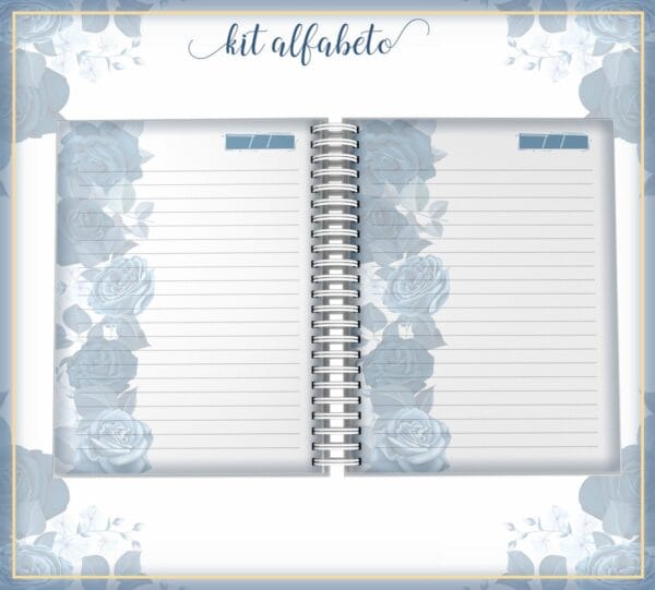 Kit Capa Alfabeto Floral - Arquivo Digital - Imagem 2